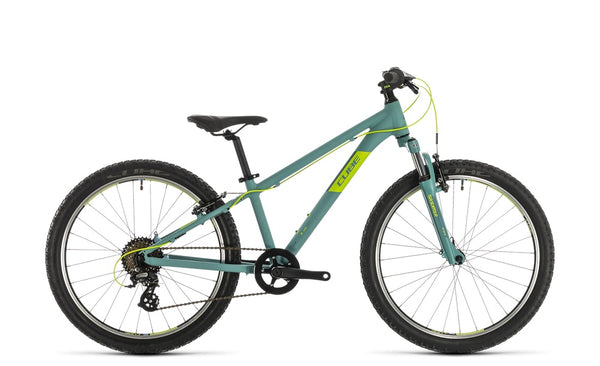 cube 24 inch mountainbike Acid 240 green´n´lime Size:XS - 43CM (4'9 - 5'2) LOW-PER SENICX Gravel Bike Kurbel
