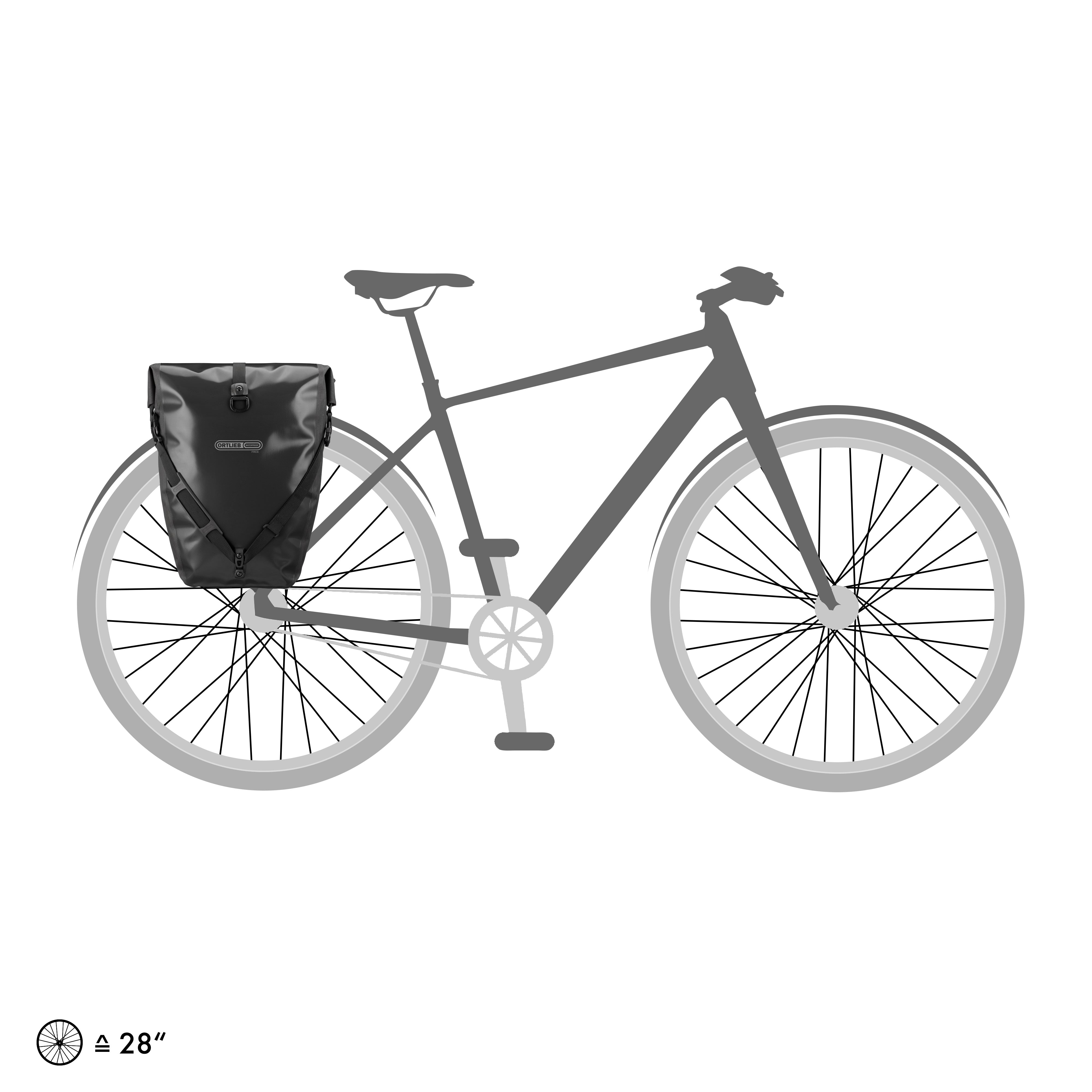 Ortlieb Back-Roller Free black 2024 - Liquid-Life #Wähle Deine Farbe_black
