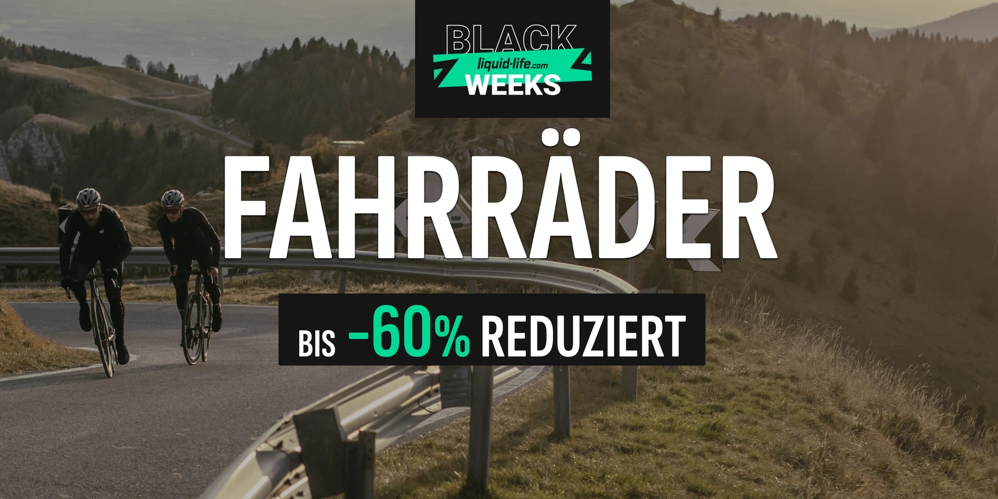 Liquid-Life Black Weeks Sale bis zu -70% auf Zubehör, Bikes