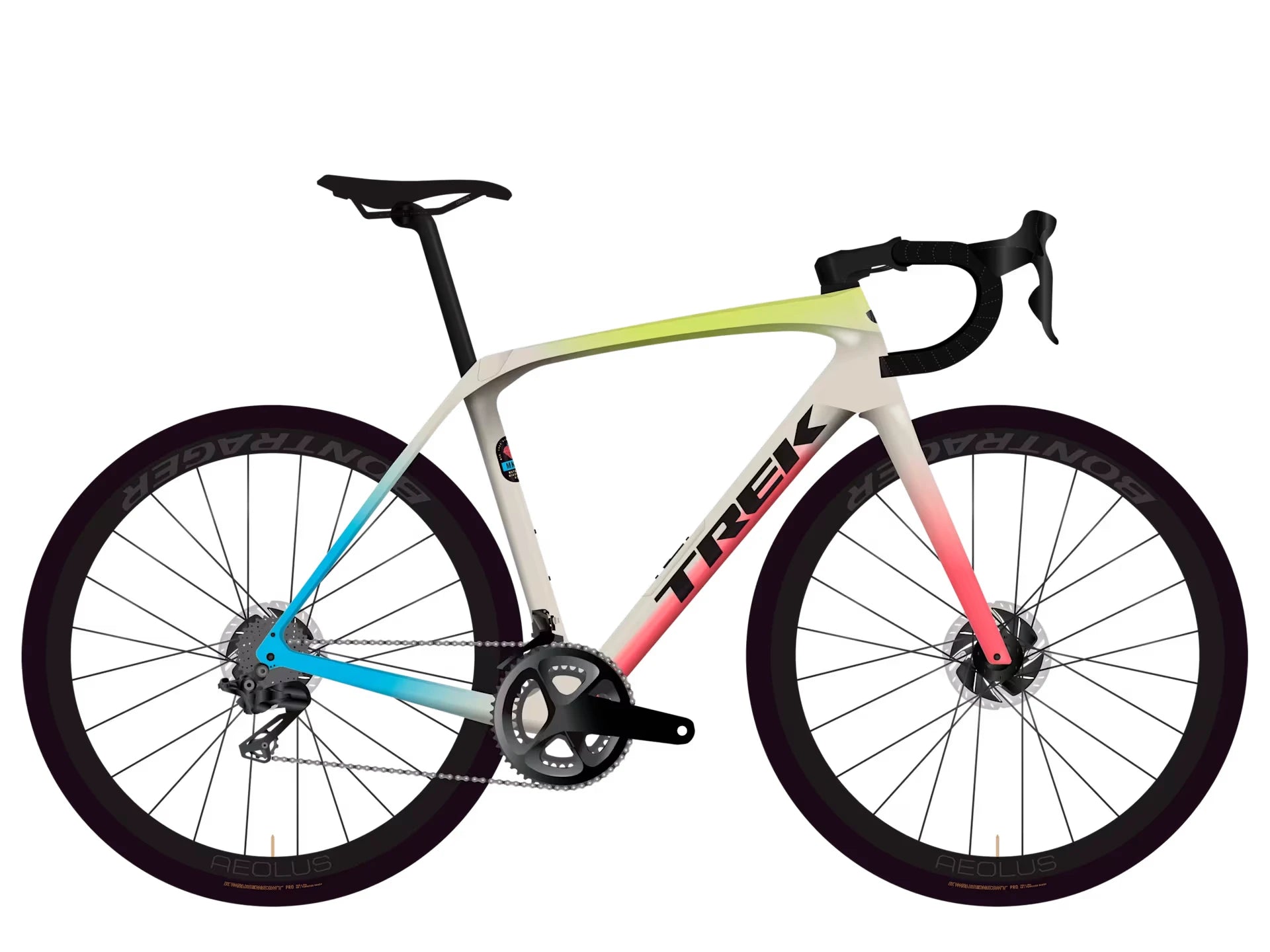 Trek Domane SL 5 Gen 4 Era White/Glowstick/Coral 2026