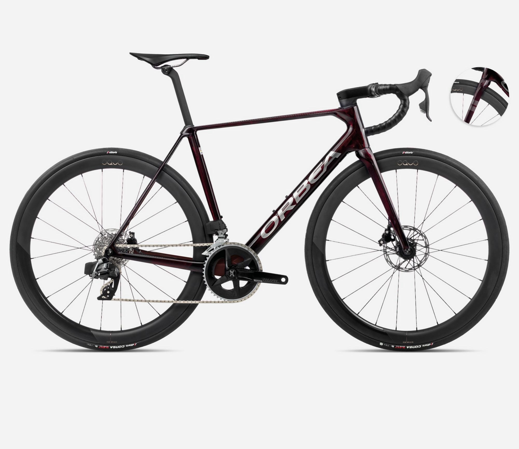 Orbea ORCA M31eLTD PWR Wine Red - Titanium 2024