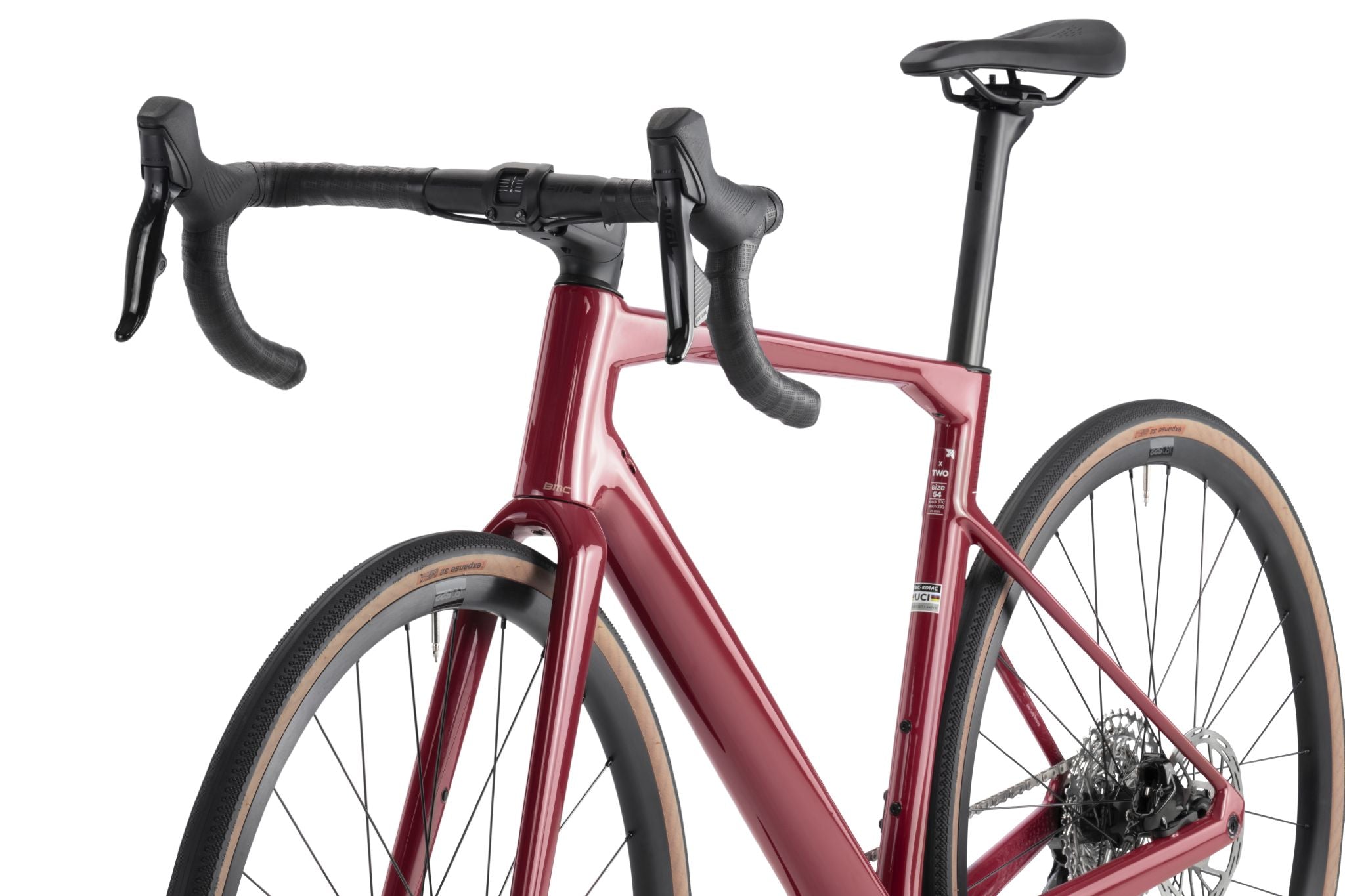 BMC Roadmachine X TWO Darkred/Sand