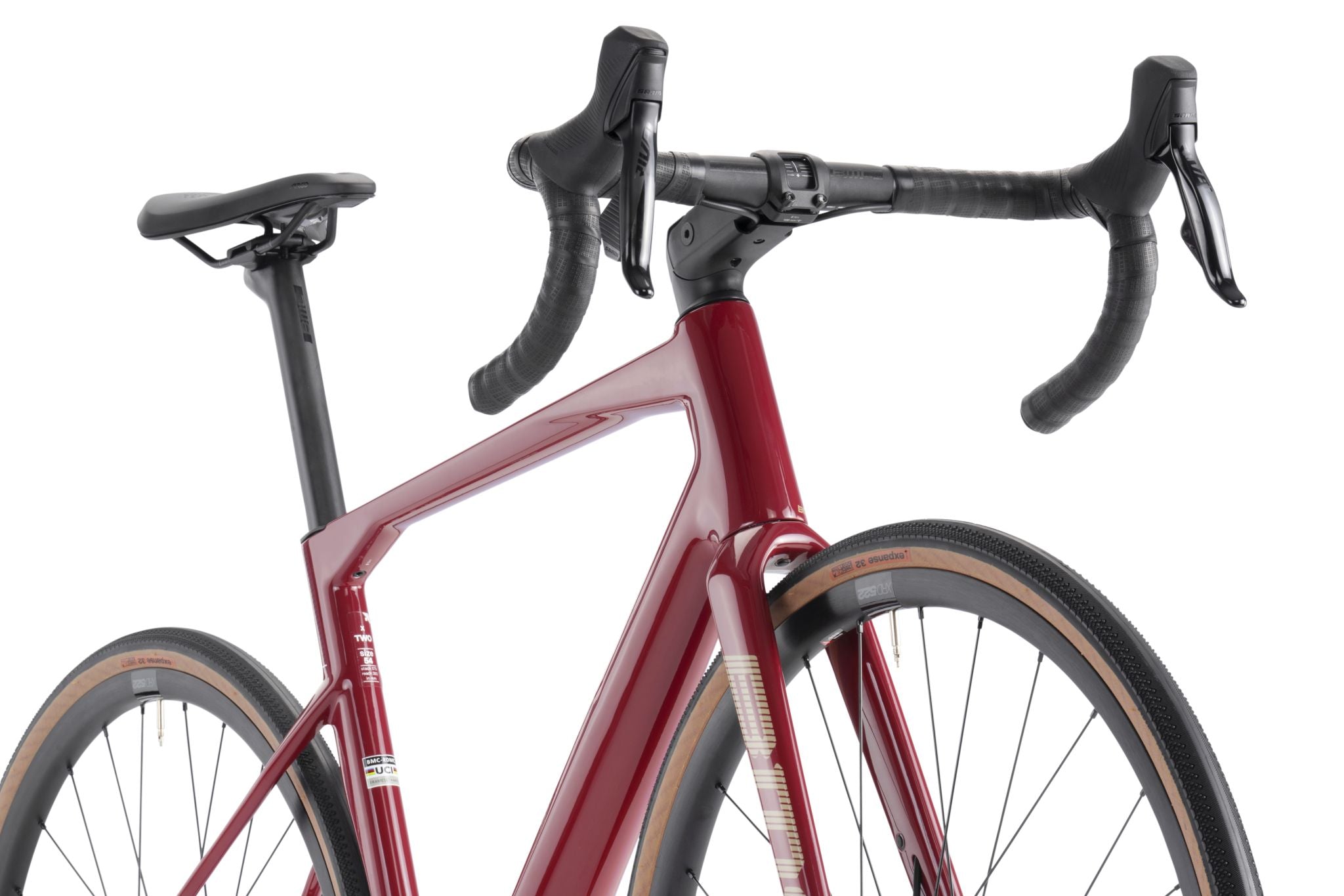 BMC Roadmachine X TWO Darkred/Sand