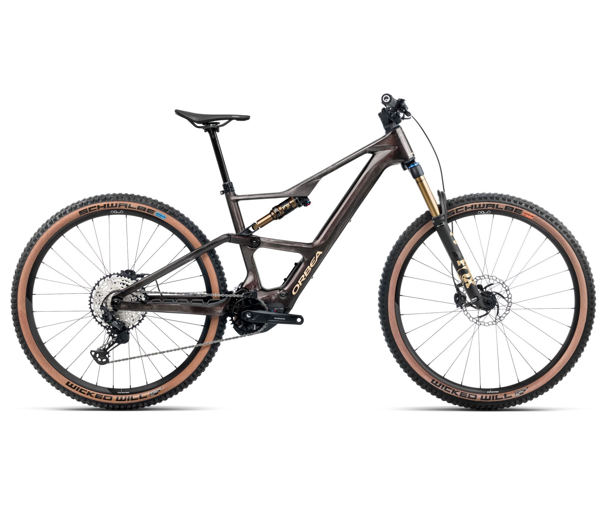 Orbea RISE SL M10 420W Cosmic Carbon View - Golden Sand 2025