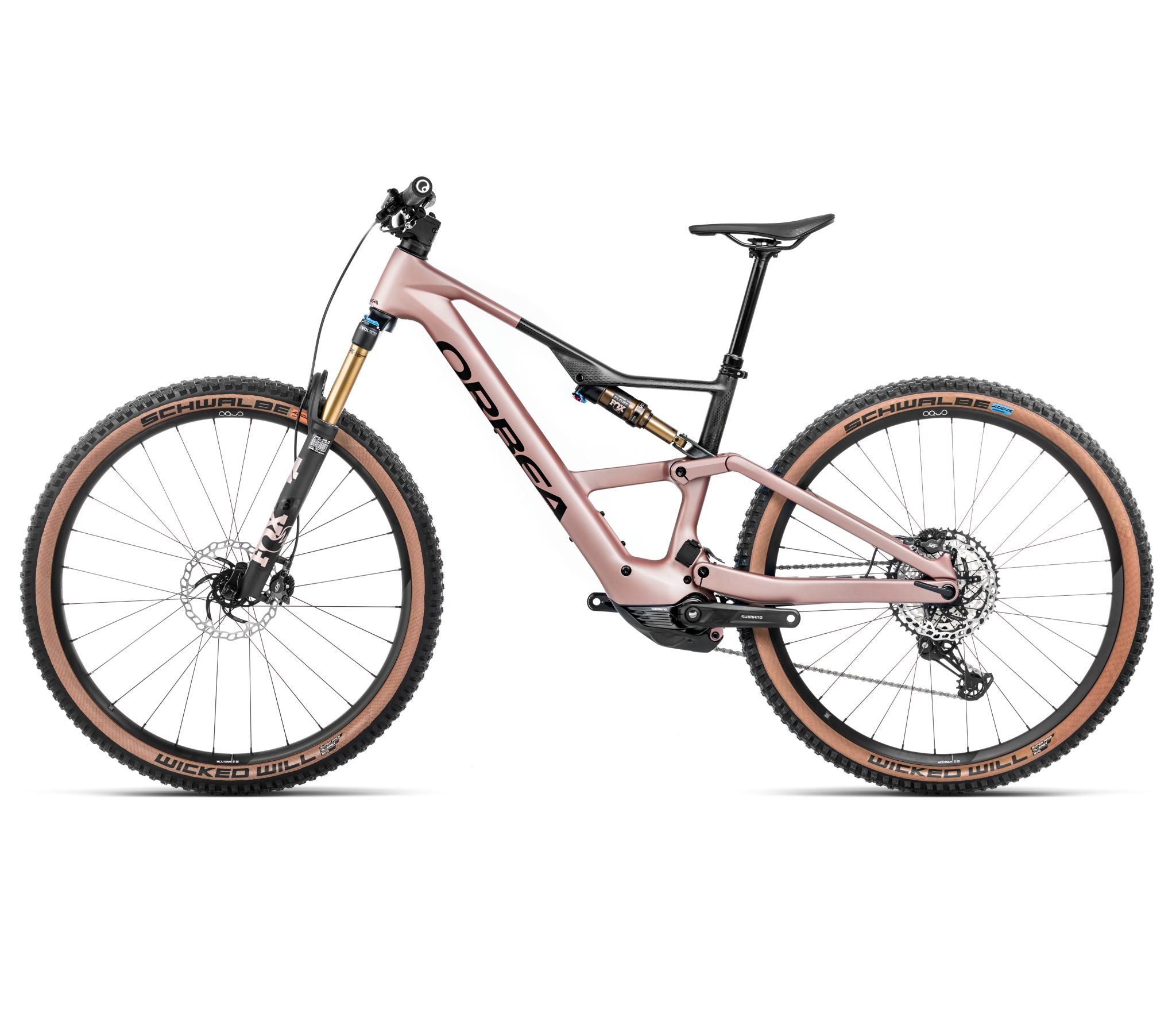 Orbea RISE SL M10 420W Desert Rose - Carbon Raw 2025