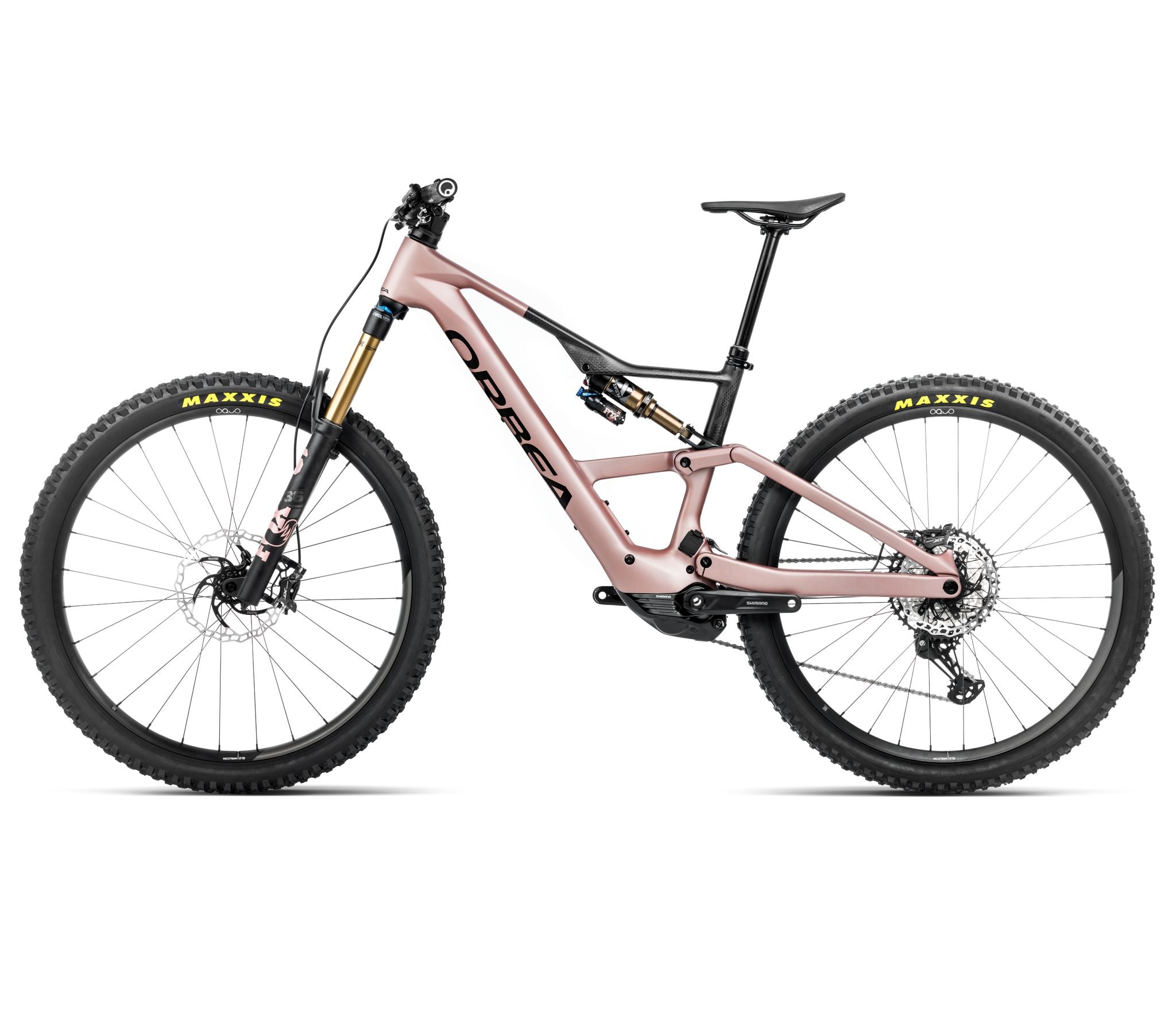 Orbea RISE LT M10 420W Desert Rose - Carbon Raw 2025