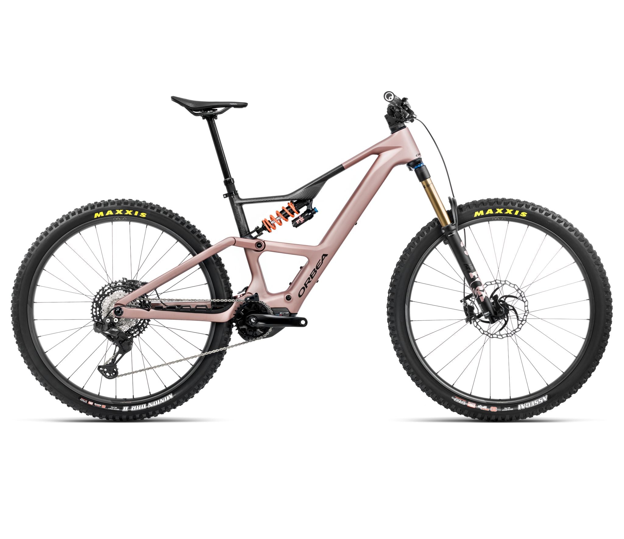 Orbea RISE LT M-TEAM 420W Desert Rose - Carbon Raw 2025