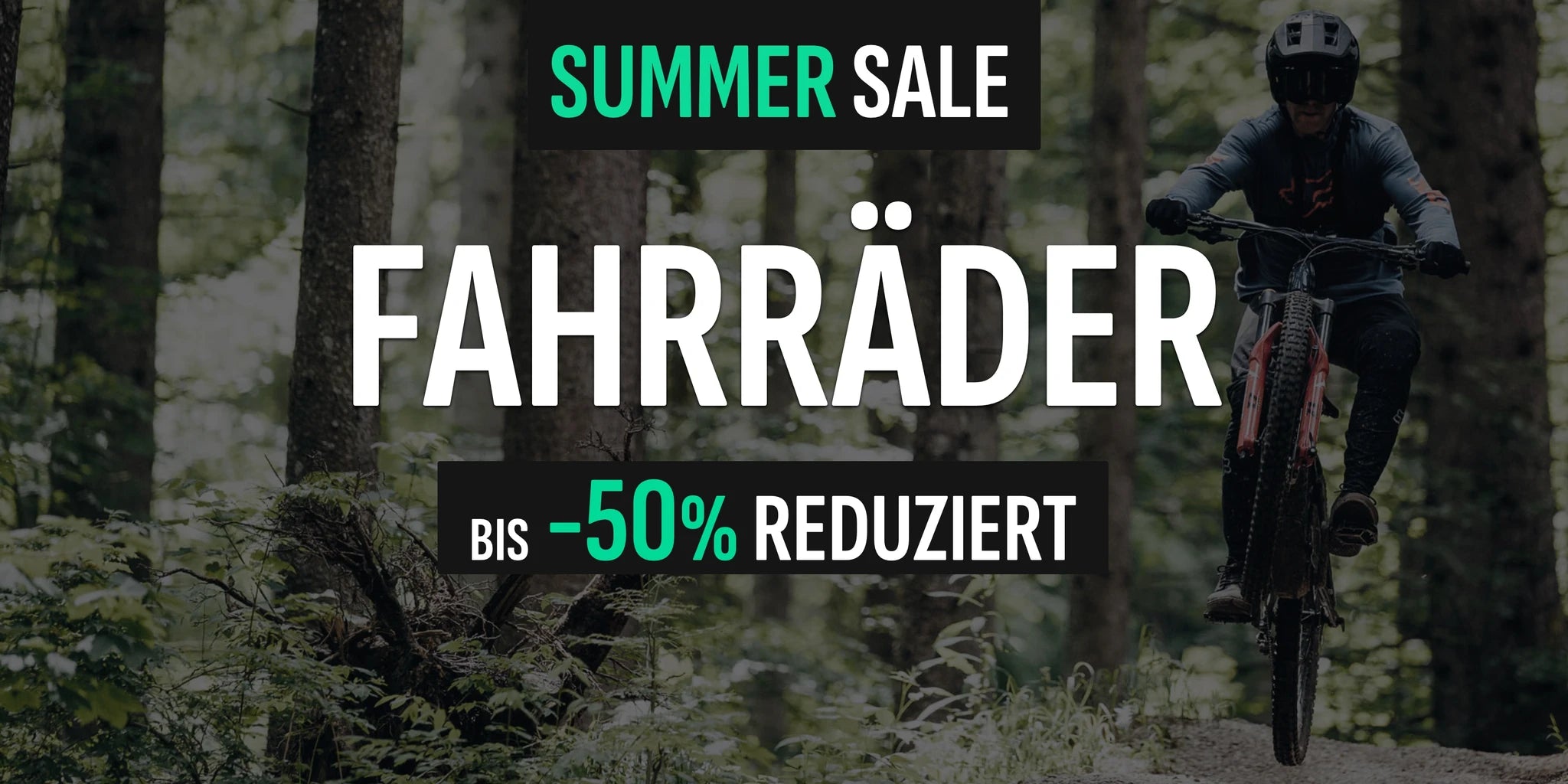 Summer Sale Fahrräder bis- 50%
