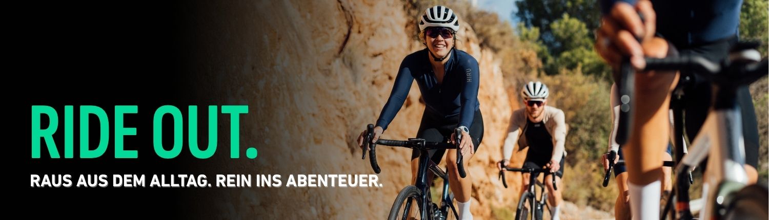 Ride Out. Raus aus dem Alltag. Rein ins Abenteuer.