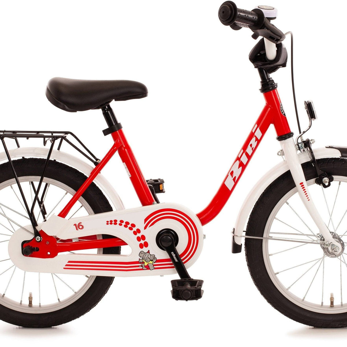 Bachtenkirch BiBi 16 Zoll Kinderfahrrad rot/weiß