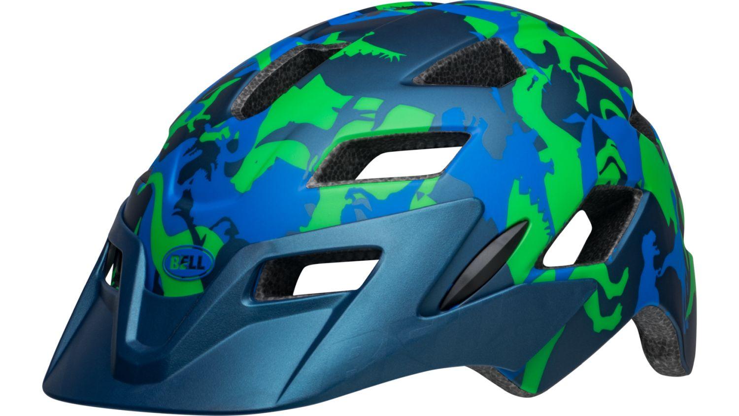 Bell Sidetrack Youth - Liquid-Life #Wähle Deine Farbe_Matte Blue Camosaurus
