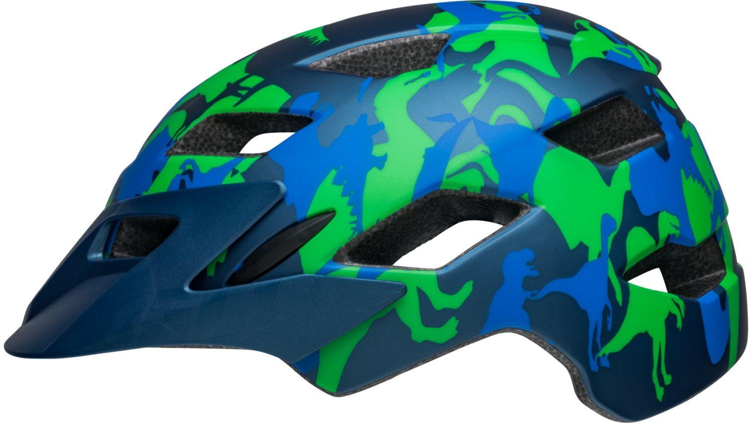 Bell Sidetrack Youth - Liquid-Life #Wähle Deine Farbe_Matte Blue Camosaurus
