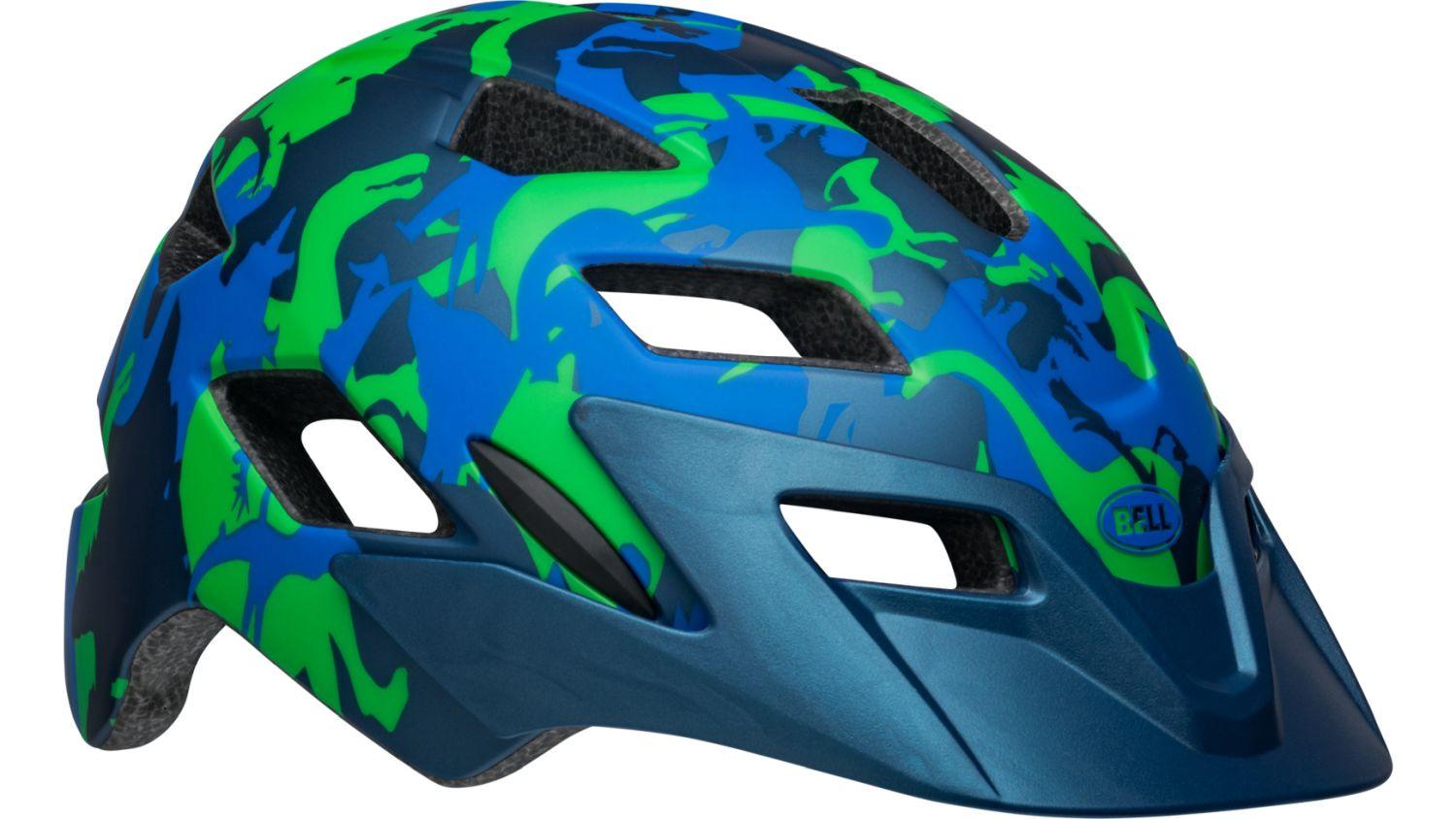 Bell Sidetrack Youth - Liquid-Life #Wähle Deine Farbe_Matte Blue Camosaurus