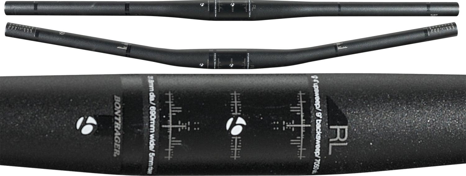 Bontrager Lenker Race Lite Lowriser 31,8mm/15R/720mm Black - Liquid-Life