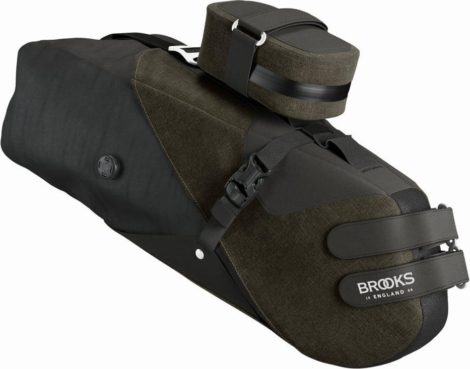 Brooks Scape Seat Bag mud green - Liquid-Life