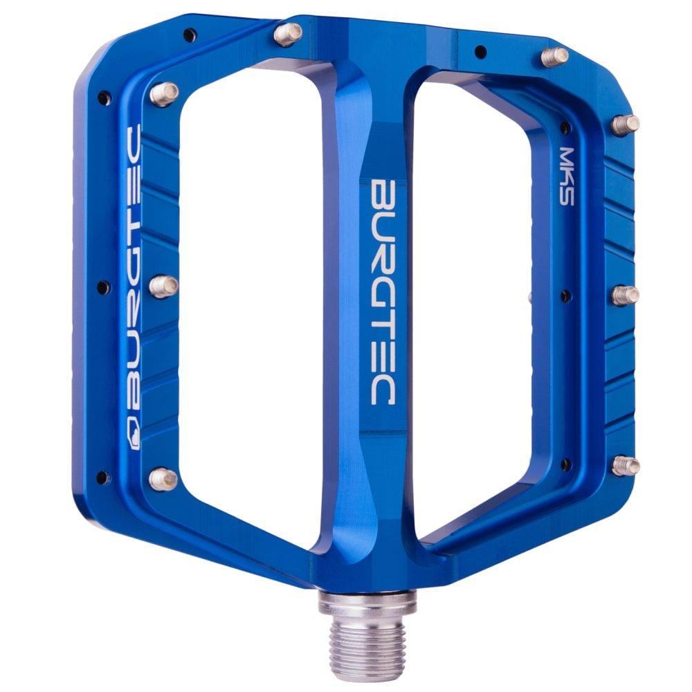 Burgtec Penthouse Flat Pedale MK5 Stahlachse - Liquid-Life #Wähle Deine Farbe_Blue