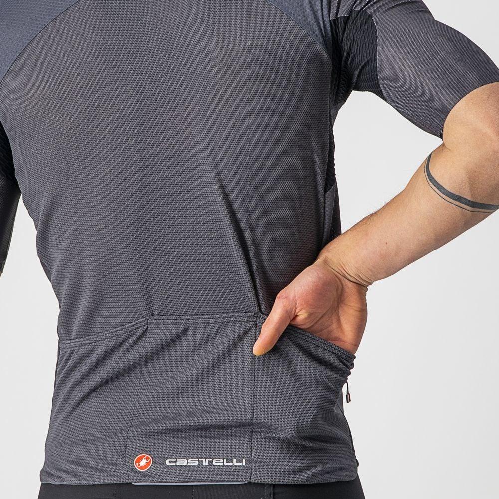 Castelli Endurance Elite Jersey - Liquid-Life #Wähle Deine Farbe_Dark Gray