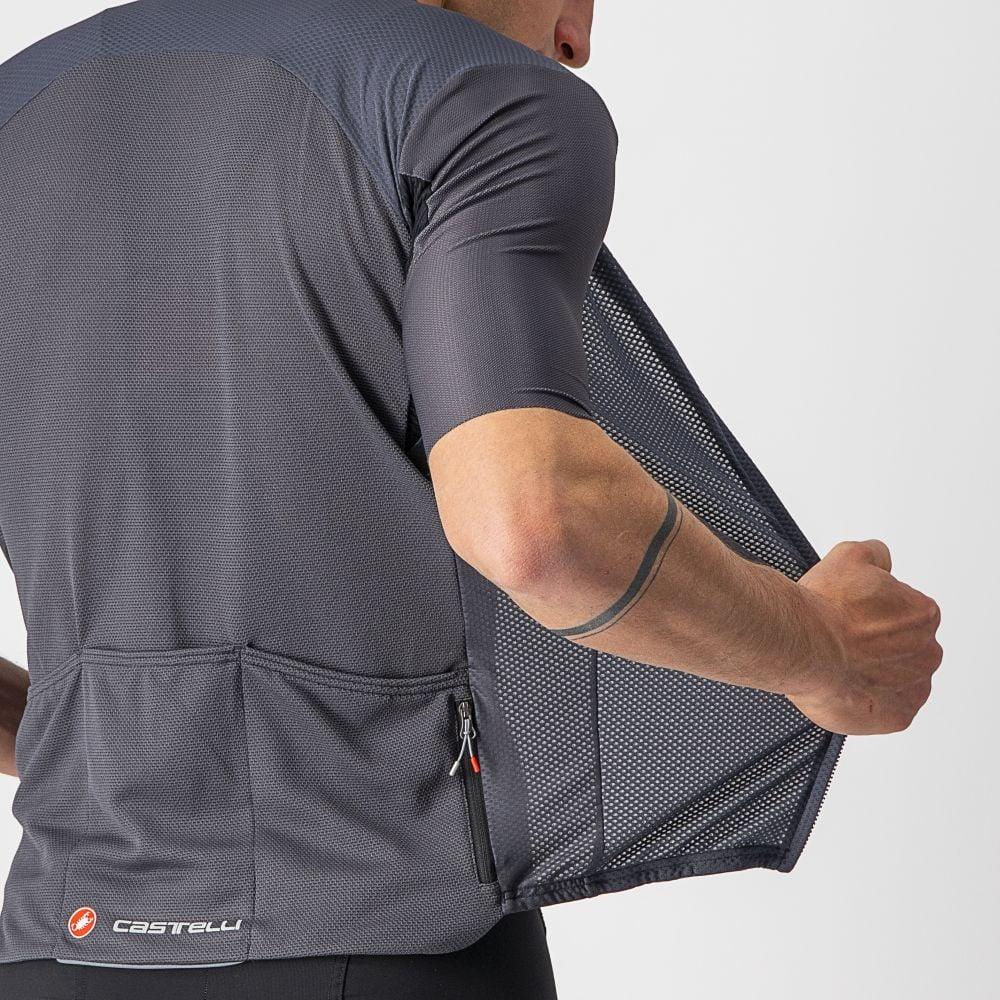 Castelli Endurance Elite Jersey - Liquid-Life #Wähle Deine Farbe_Dark Gray
