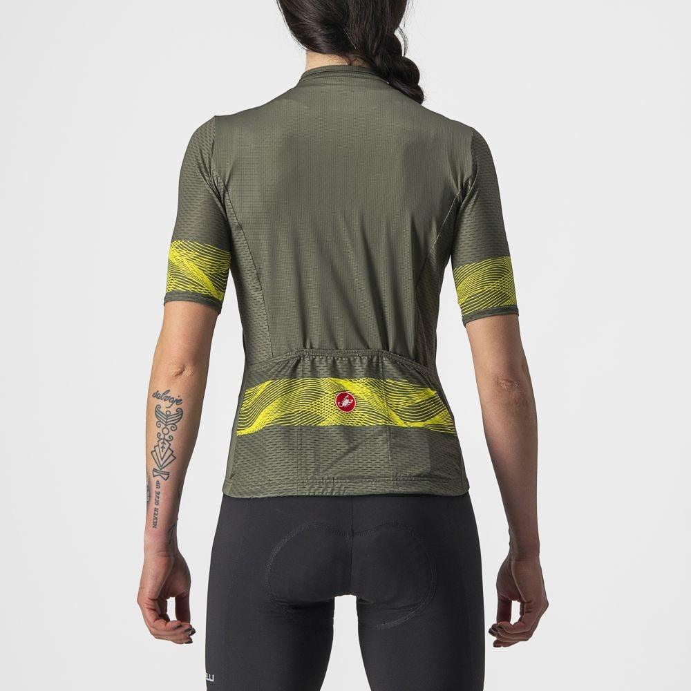 Castelli Fenice Damen Jersey - Liquid-Life #Wähle Deine Farbe_Military Green/Sulphur