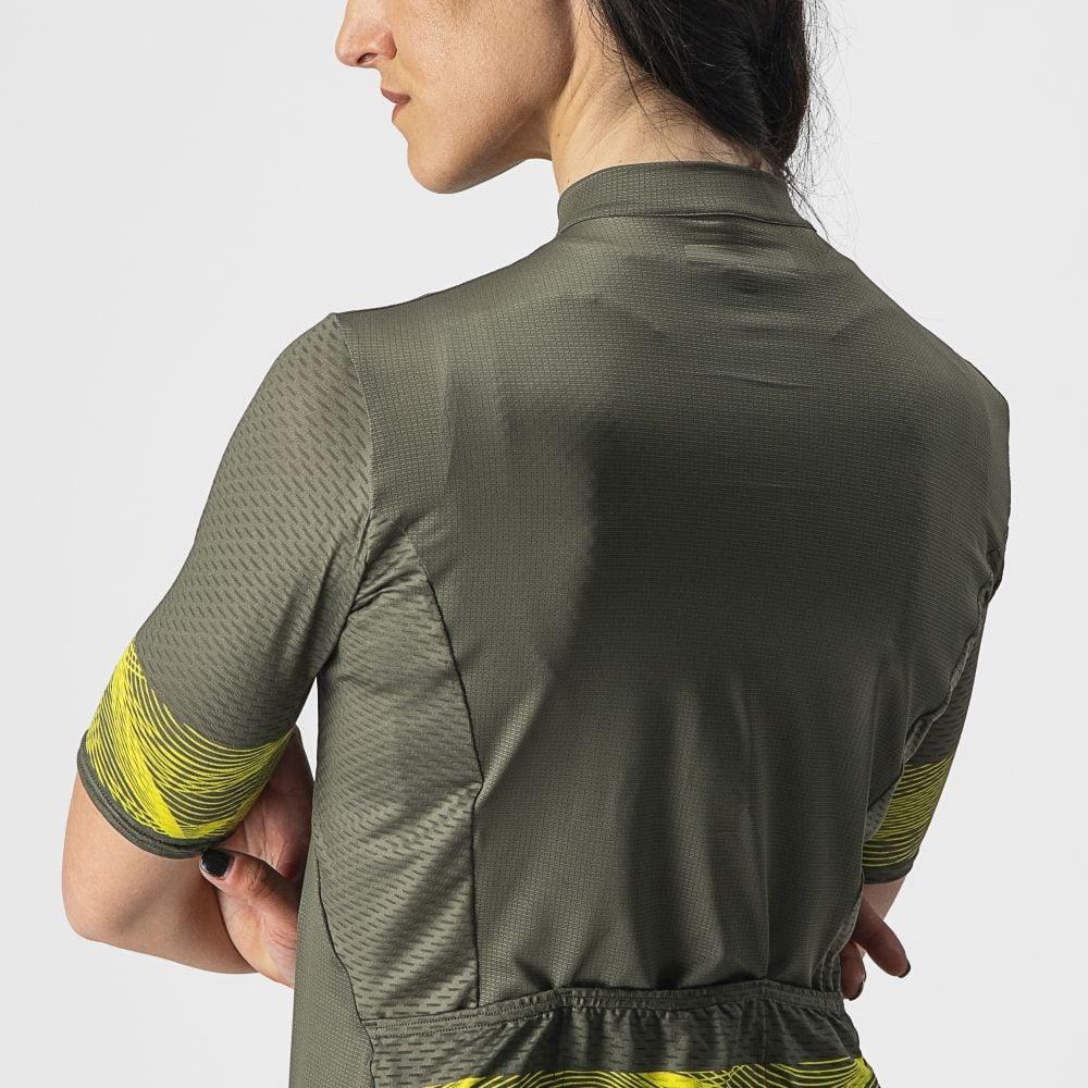 Castelli Fenice Damen Jersey - Liquid-Life #Wähle Deine Farbe_Military Green/Sulphur