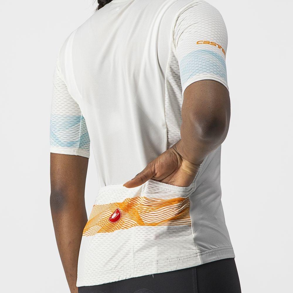 Castelli Fenice Damen Jersey - Liquid-Life #Wähle Deine Farbe_Ivory/Pop Orange-Skylight