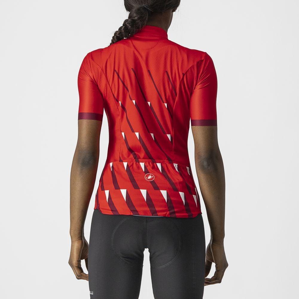 Castelli Pendio Damen Jersey - Liquid-Life #Wähle Deine Farbe_Red/Bordeaux-White