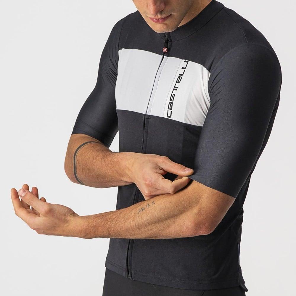 Castelli Prologo 7 Jersey - Liquid-Life #Wähle Deine Farbe_Light Black/Silver Gray-Ivory
