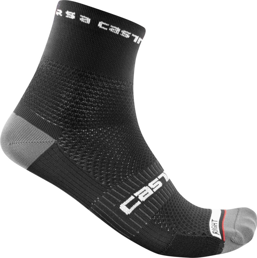 Castelli Rosso Corsa Pro 9 Sock - Liquid-Life #Wähle Deine Farbe_Black