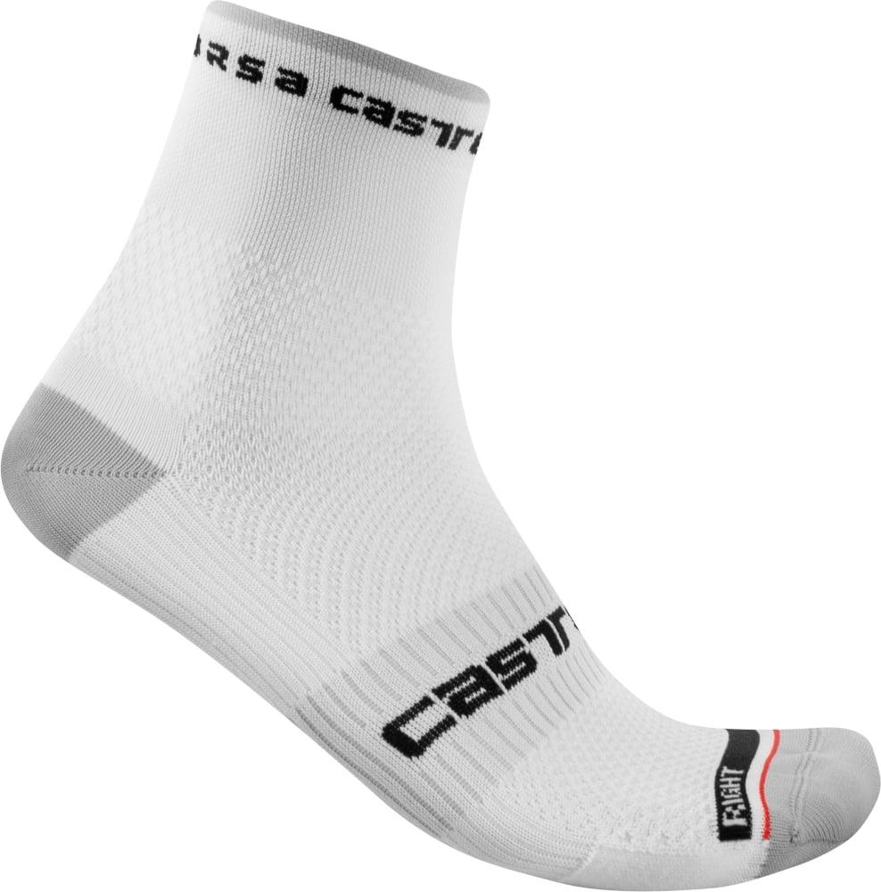 Castelli Rosso Corsa Pro 9 Sock - Liquid-Life #Wähle Deine Farbe_White