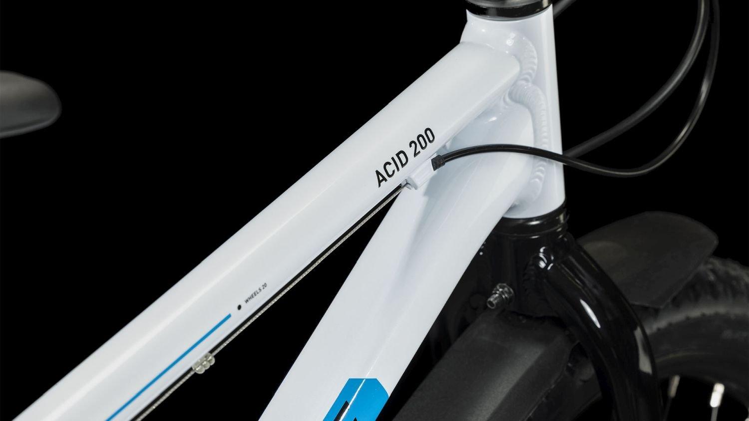 Cube Acid 200 Disc Allroad white´n´blue 2023 20" - Liquid-Life