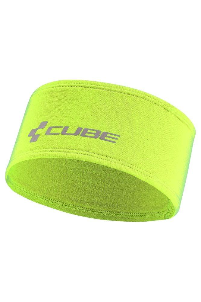 Cube Funktionsstirnband RACE Be Warm Safety neon yellow - Liquid-Life