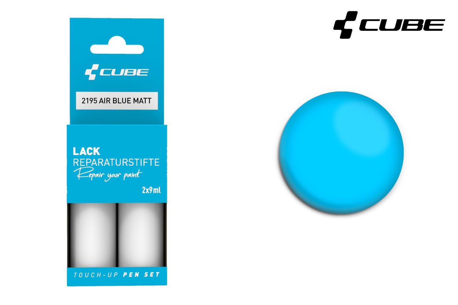 Cube Lackstift Set AIR BLUE matt 2195 - Liquid-Life