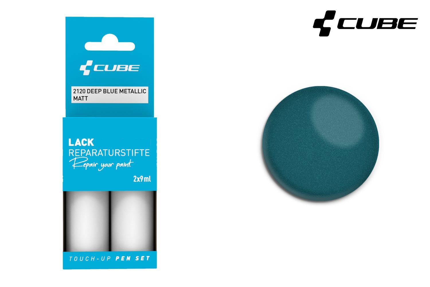 Cube Lackstift Set DEEP BLUE METALLIC matt 2120 - Liquid-Life