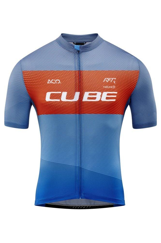 Cube TEAMLINE Trikot CMPT kurzarm - Liquid-Life #Wähle Deine Farbe_Blue´n´Red´n´Grey