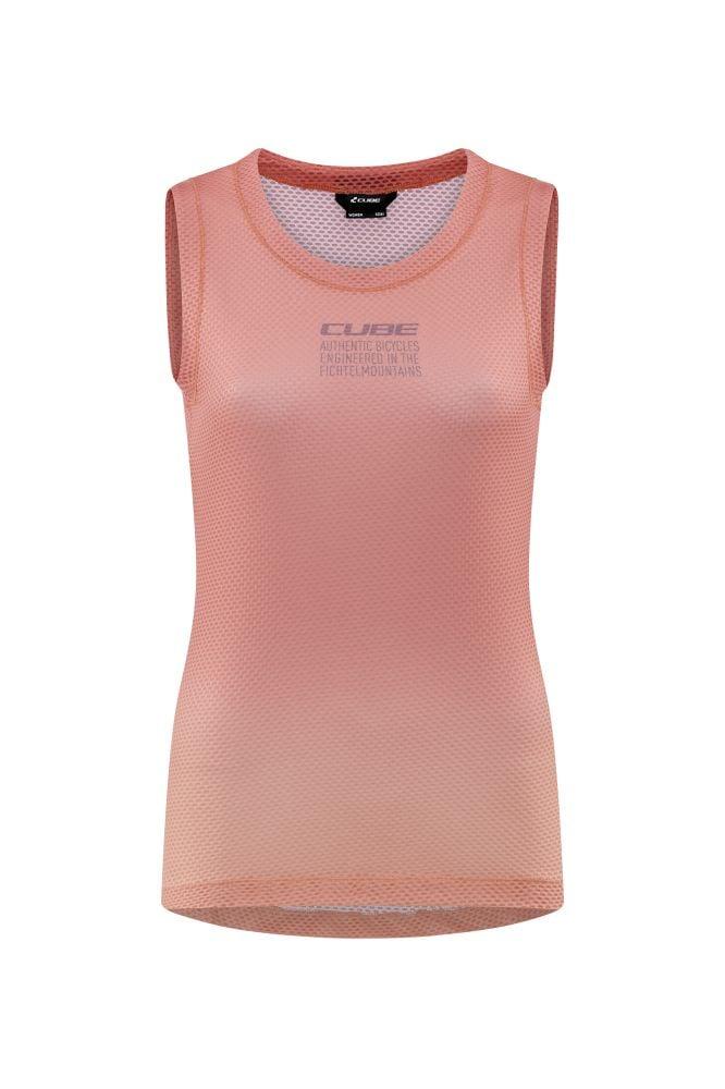 Cube WS Funktionsunterhemd Mesh ärmellos - Liquid-Life #Wähle Deine Farbe_Coral