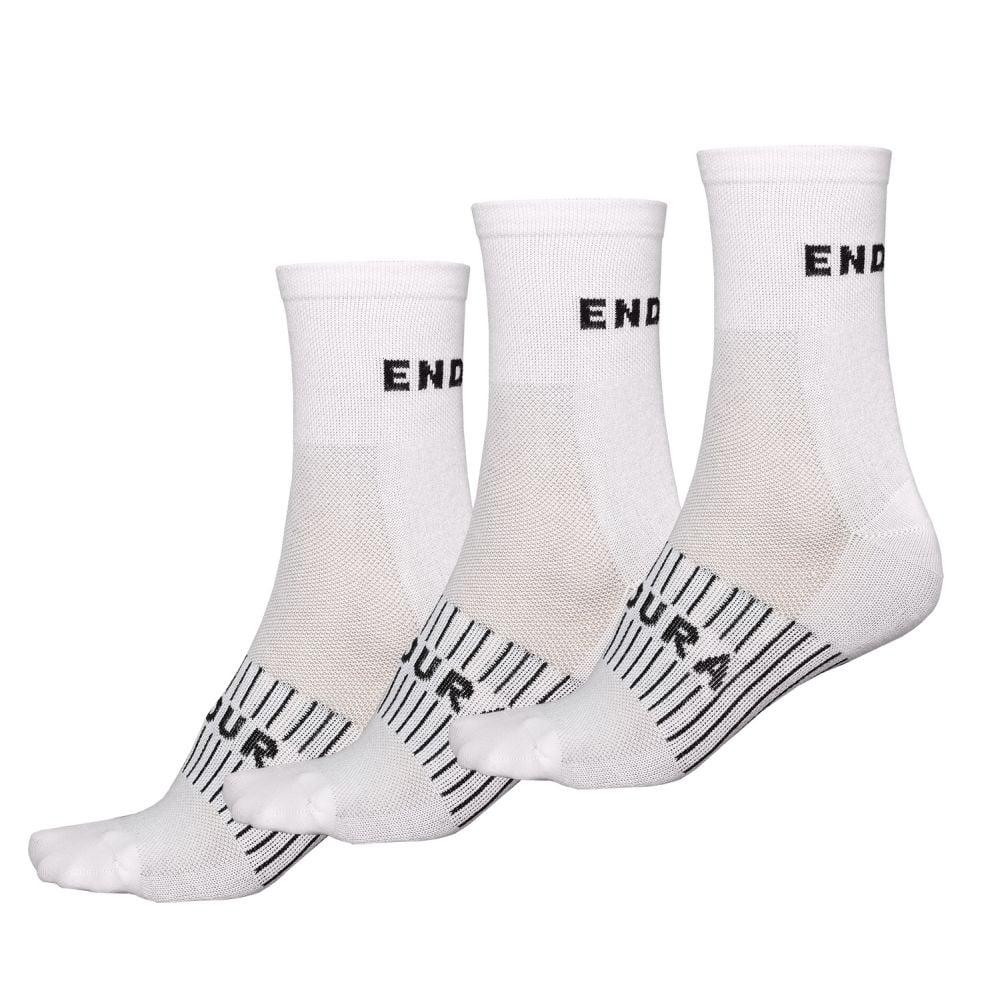Endura Coolmax® Race Socken (Dreierpack) - Liquid-Life #Wähle Deine Farbe_Weiß