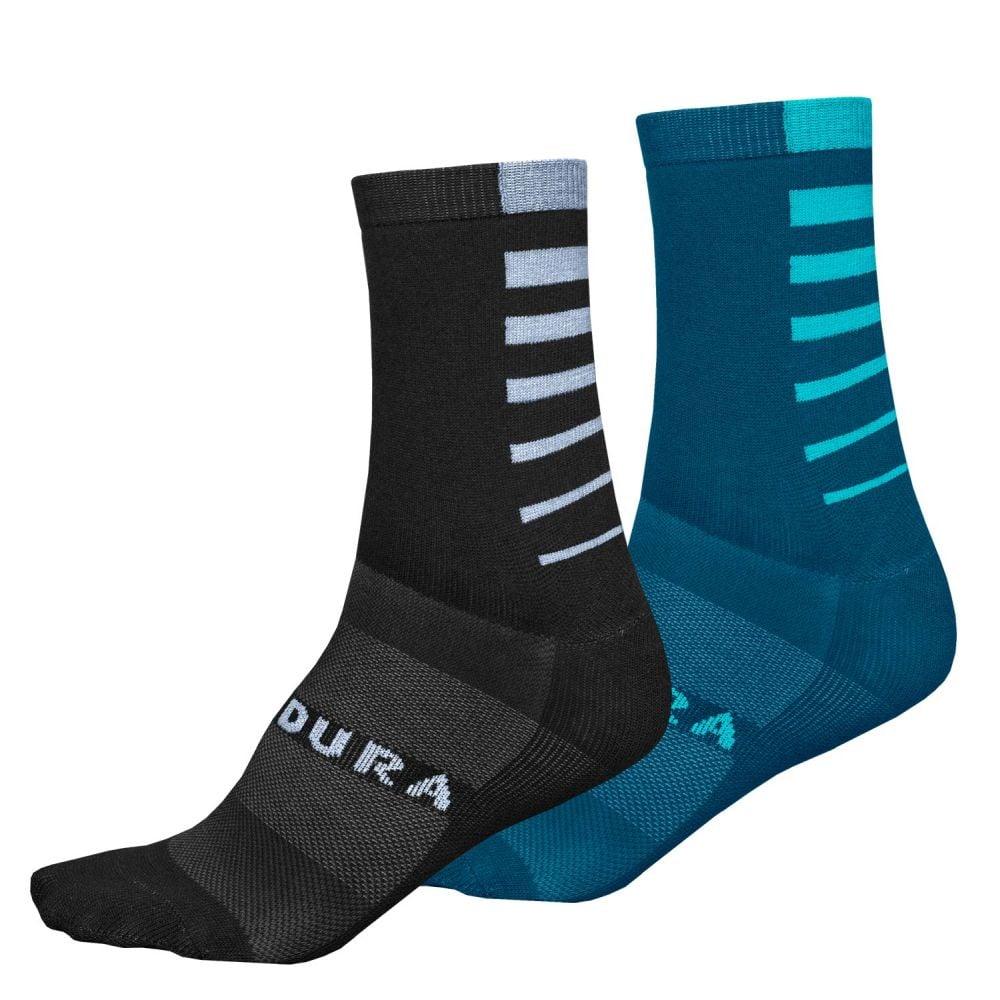 Endura Coolmax Stripe Socken (Doppelpack) - Liquid-Life