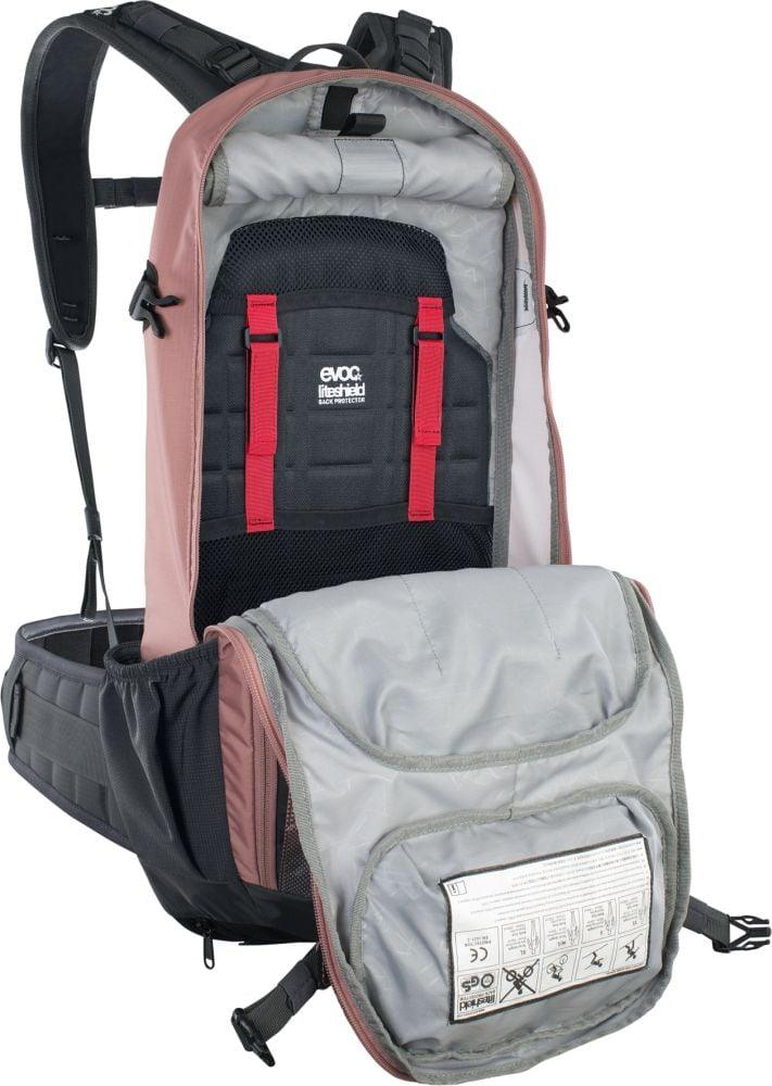 Evoc FR Enduro 16 - Liquid-Life #Wähle Deine Farbe_Dusty Pink - Carbon Grey