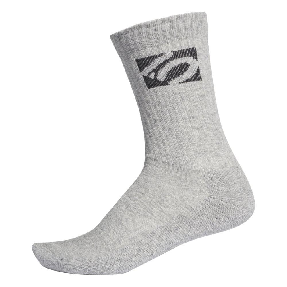 FiveTen 3S Performance Crew Half cushioned 3pp - Liquid-Life #Wähle Deine Farbe_Medium Grey Heather