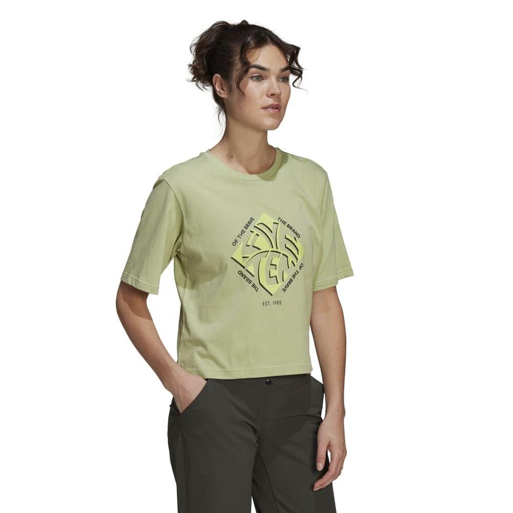 FiveTen Cropped Graphic T-Shirt - Liquid-Life