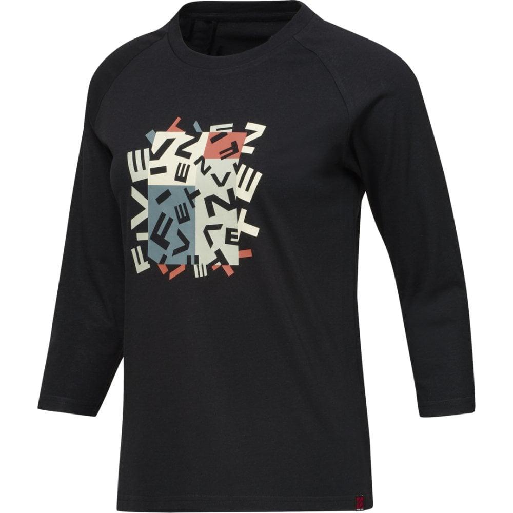 FiveTen Graphics Longsleeve Women - Liquid-Life #Wähle Deine Farbe_Black/Black
