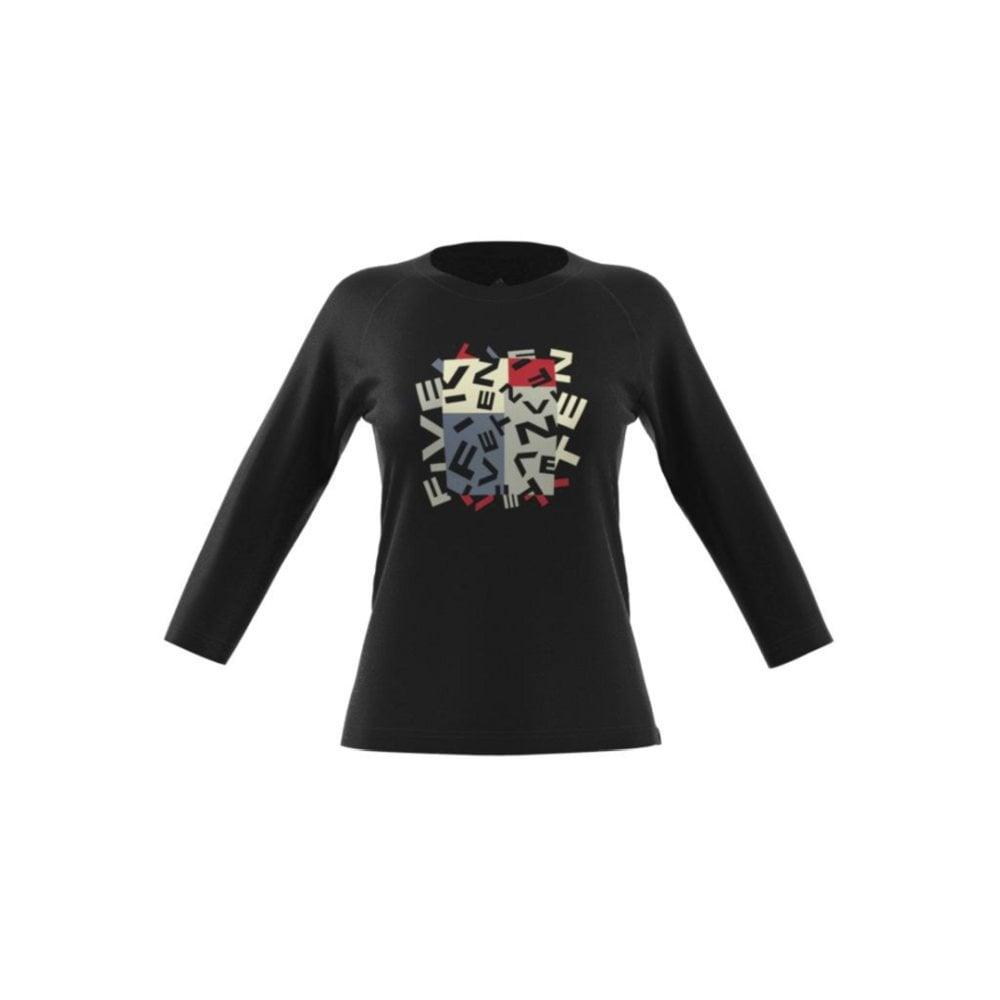 FiveTen Graphics Longsleeve Women - Liquid-Life #Wähle Deine Farbe_Black/Black