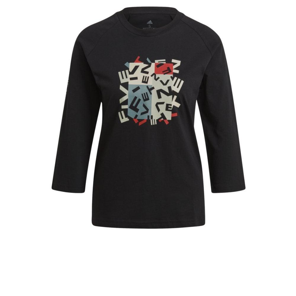 FiveTen Graphics Longsleeve Women - Liquid-Life #Wähle Deine Farbe_Black/Black