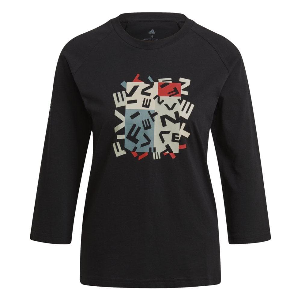 FiveTen Graphics Longsleeve Women - Liquid-Life #Wähle Deine Farbe_Black/Black
