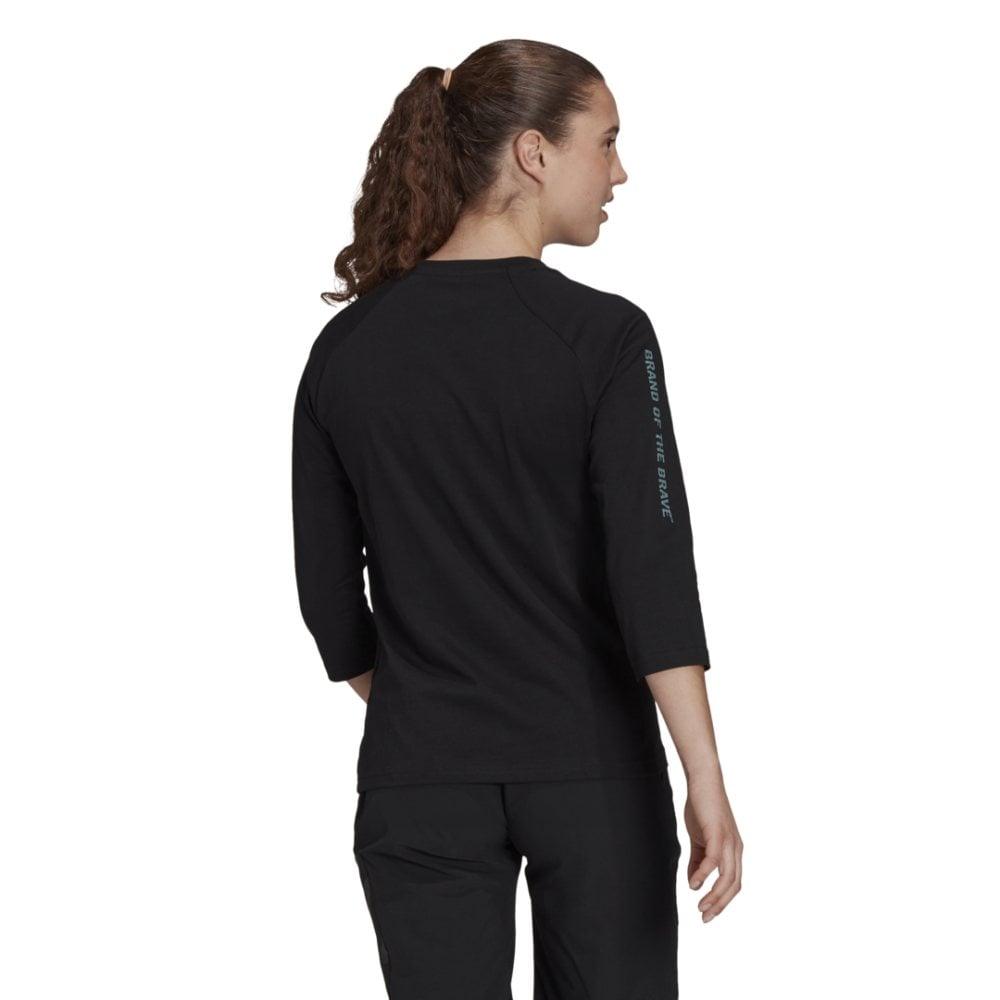 FiveTen Graphics Longsleeve Women - Liquid-Life #Wähle Deine Farbe_Black/Black