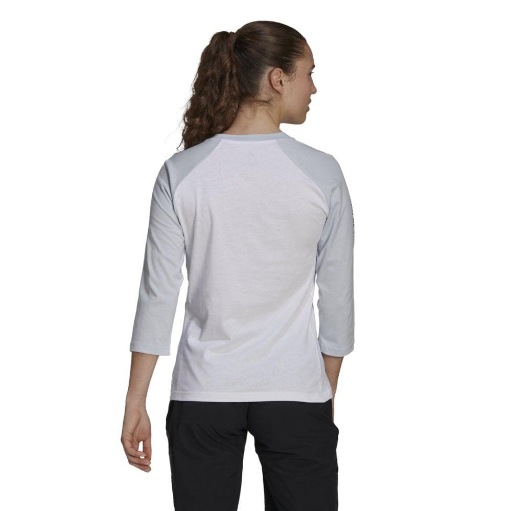 FiveTen Graphics Longsleeve Women - Liquid-Life #Wähle Deine Farbe_White/Halo Blue
