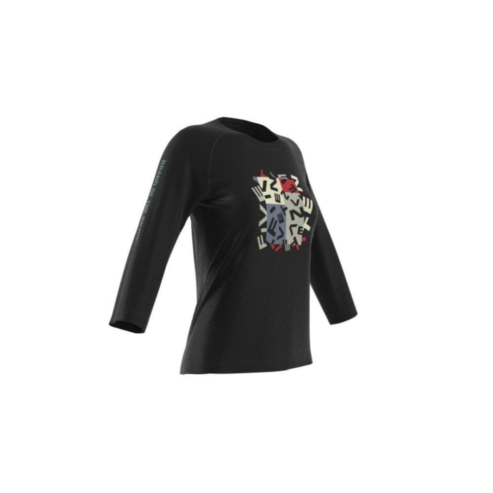 FiveTen Graphics Longsleeve Women - Liquid-Life #Wähle Deine Farbe_Black/Black