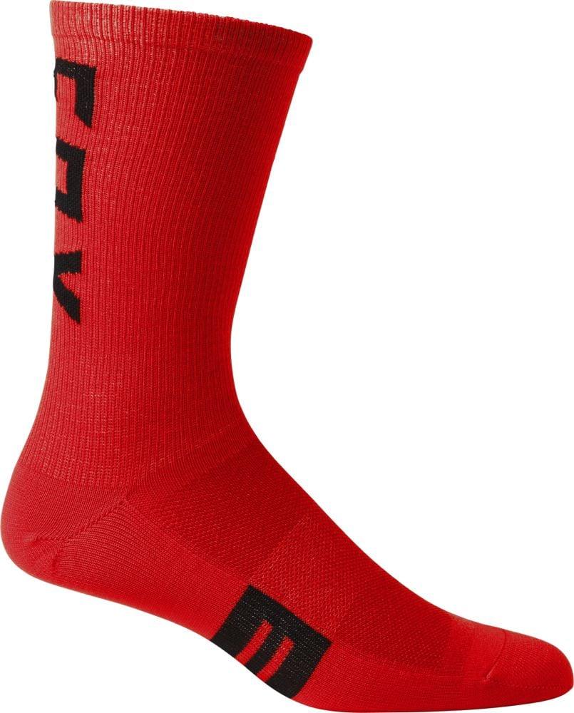 Fox 8" Flexair Merino Sock - Liquid-Life #Wähle Deine Farbe_Flo Red