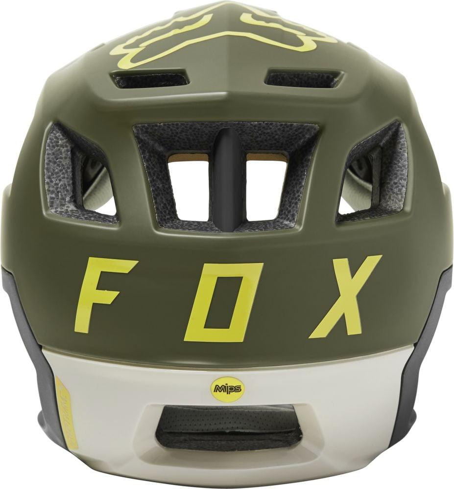 Fox Dropframe Pro Helm - Liquid-Life #Wähle Deine Farbe_Olive Green
