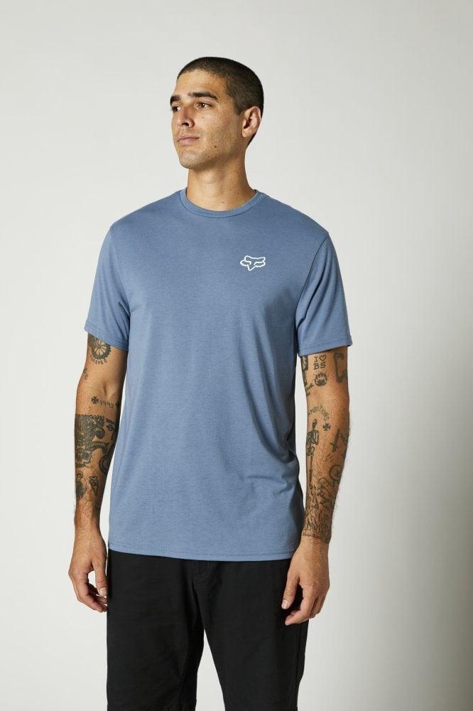 Fox Funktions-T-Shirt Burnt - Liquid-Life #Wähle Deine Farbe_Matte Blue
